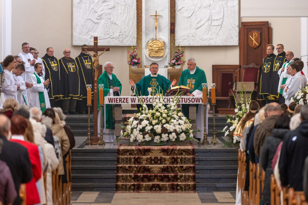Powitanie księdza proboszcza Marcina