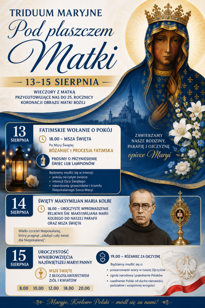 Triduum Maryjne Pod płaszczem Matki